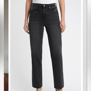 PISTOLA CASSIE HIGH RISE BLACK DENIM JEANS